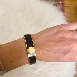 Henri Bendel Black and Gold Bangle